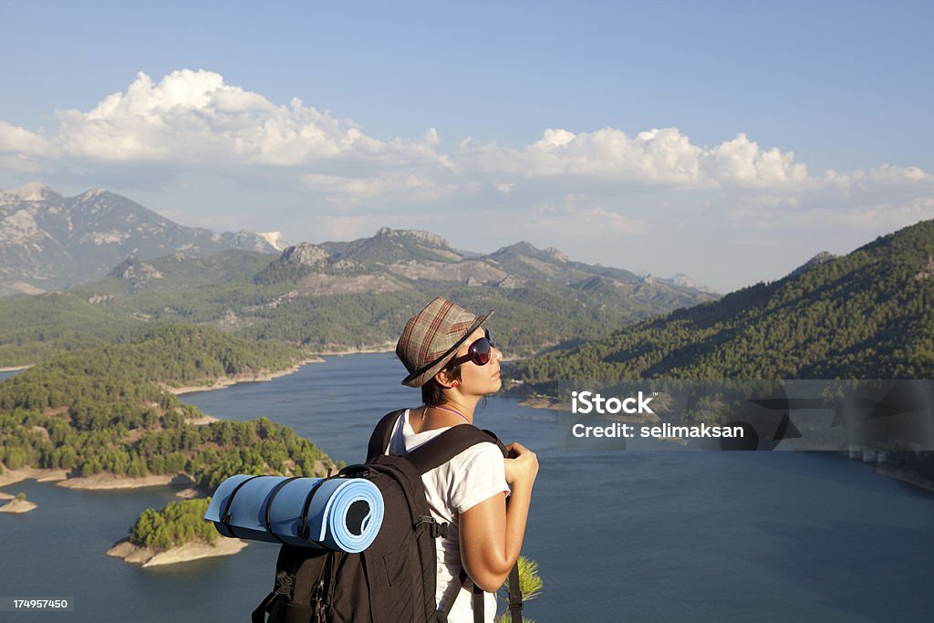 agle alta vista del lago Karacaoren, Turchia - Foto stock royalty-free di Acqua