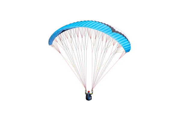 istock Bright colorful parachute on white background, isolated. 1749577070