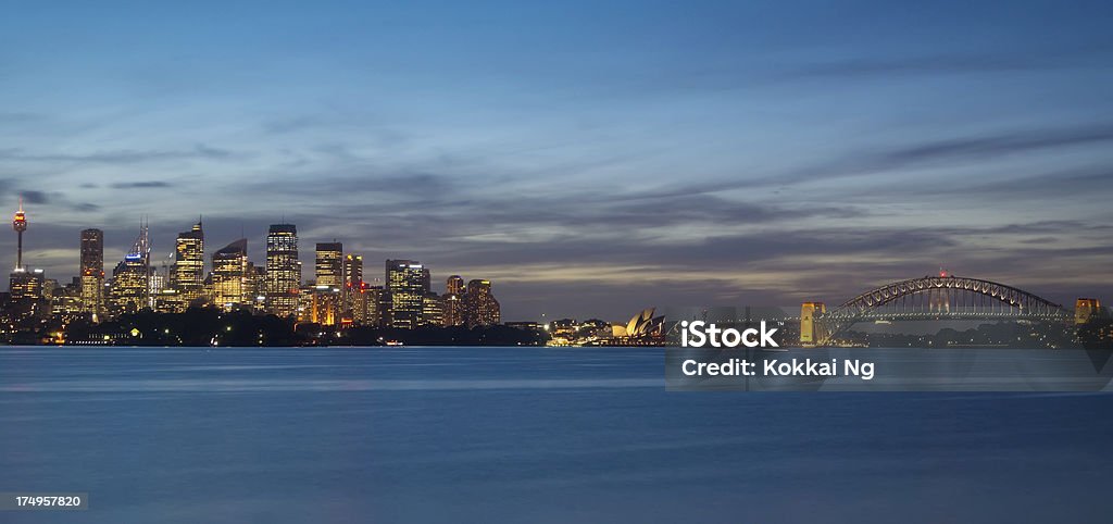 Sydney Skyline Panorama-Bradley's Head - Zbiór zdjęć royalty-free (Australia)