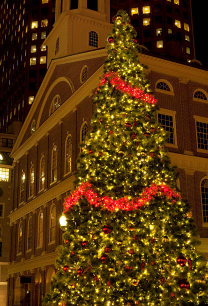 istock Christmas Tree in front of Faneuil Hall 174958343