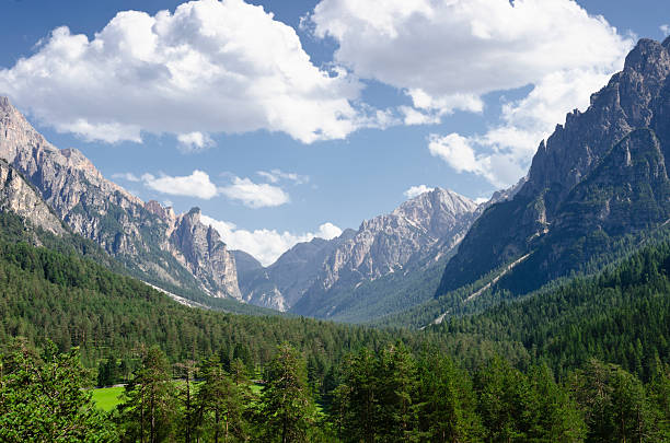 istock Idyllic valley at the Dolomites Italy 174958999