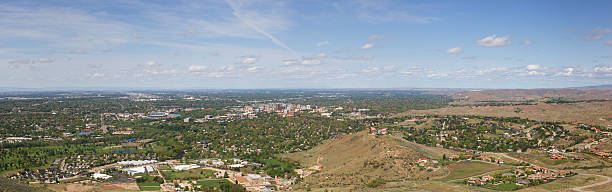 бойсе, штат айдахо панорама городского - boise city urban scene horizon стоковые фото и изображения