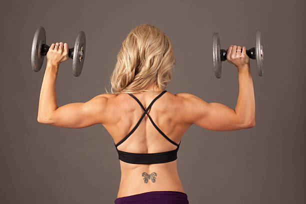 istock Woman Weight Lifter 174959175