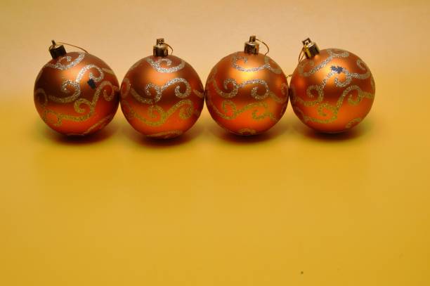 Christmas Decoration with Baubles and Holiday Lights