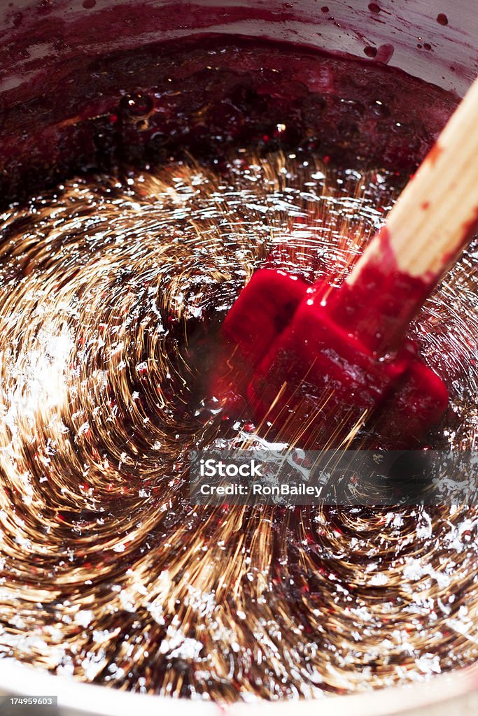 La Confiture de mûres à Remuer - Photo de Aliment libre de droits