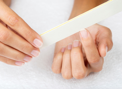 Beautiful natural nails at the Manicure. Nikon D800e. Converted from RAW.