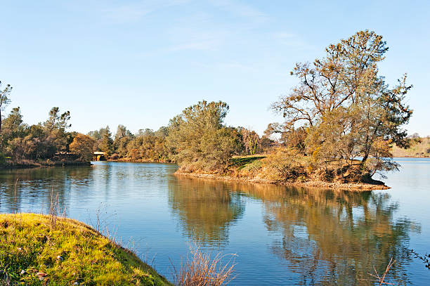 istock Island in the Lake 174960449