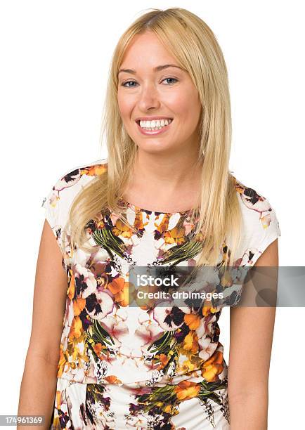 Feliz Sorridente Mulher Jovem Retrato Da Cintura - Fotografias de stock e mais imagens de 20-29 Anos - 20-29 Anos, 25-29 Anos, Adulto
