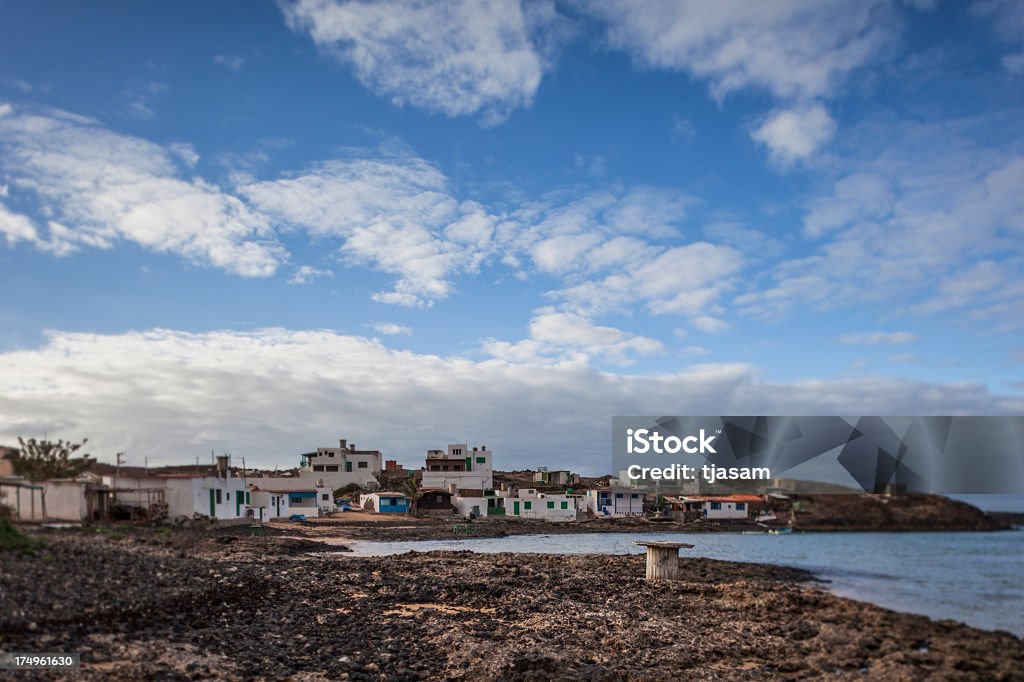 Aldeia de pescadores - Foto de stock de Azul royalty-free