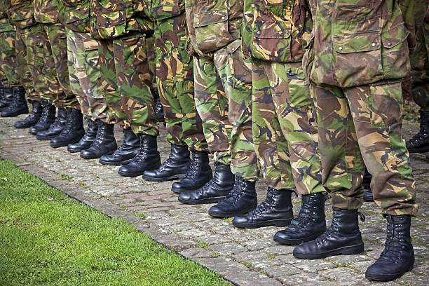 Soldiers # 1 XXXL stock photo