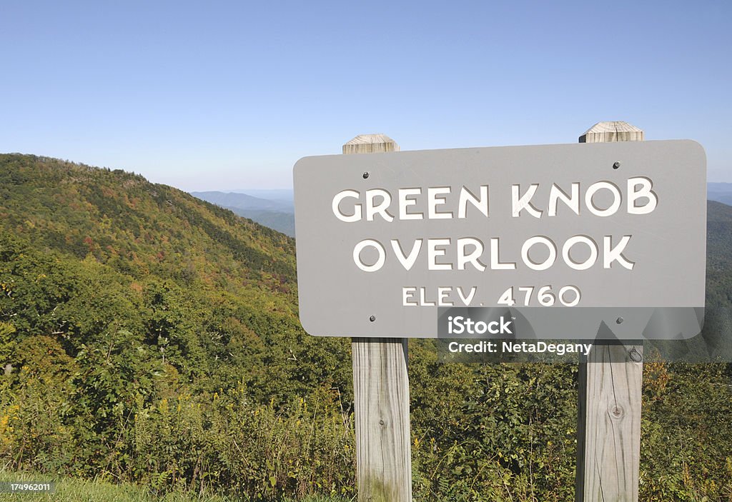 Blue Ridge Parkway, Monti Appalachi - Foto stock royalty-free di Asheville