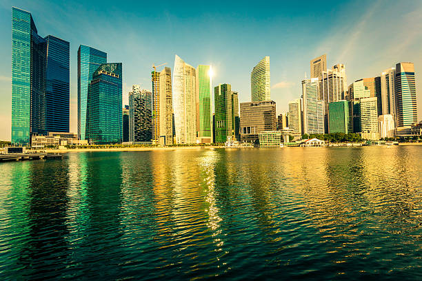 istock Singapore Skyline at Sunrise 174962207