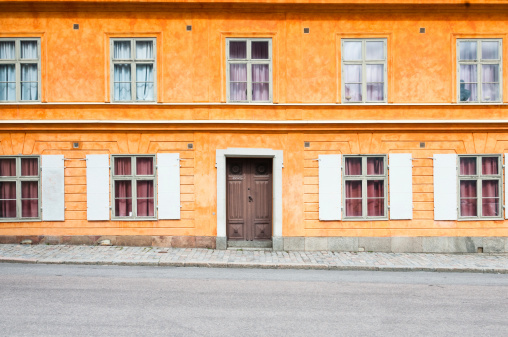 Colorful buildings in Stockholm