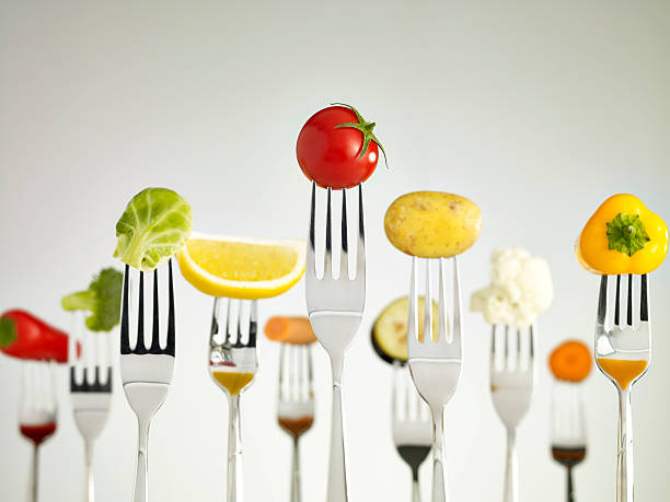 istock Raw Foods On Forks 174962704
