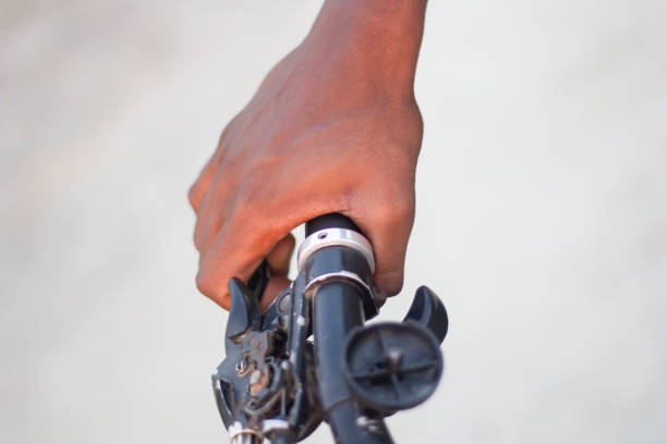 istock A man holding handle with his hand and blurred background 1749629241