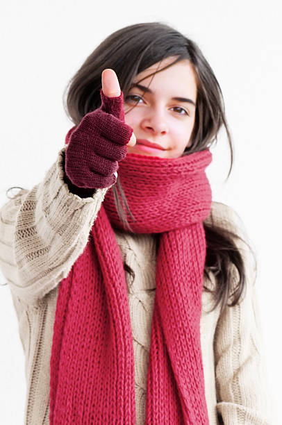 istock Happy girl thumb up 174963561