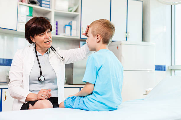 istock Little boy on medical exam 174963757