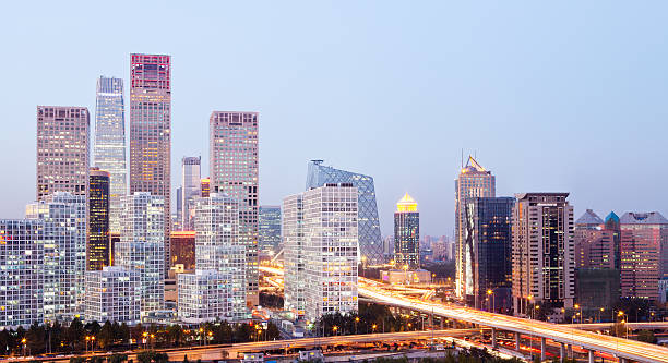 istock Beijing Central Business district buildings skyline, China cityscape 174963793