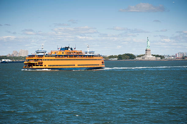 istock New York ferry with Statue of Liberty 174963962