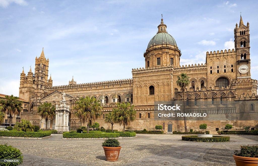 Catedral Palermo, Sicília, Itália - Foto de stock de Catedral Palermo royalty-free