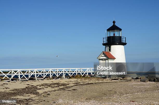 Brant Ponto Luz Nantucket - Fotografias de stock e mais imagens de Ao Ar Livre - Ao Ar Livre, Azul, Beira d'Água