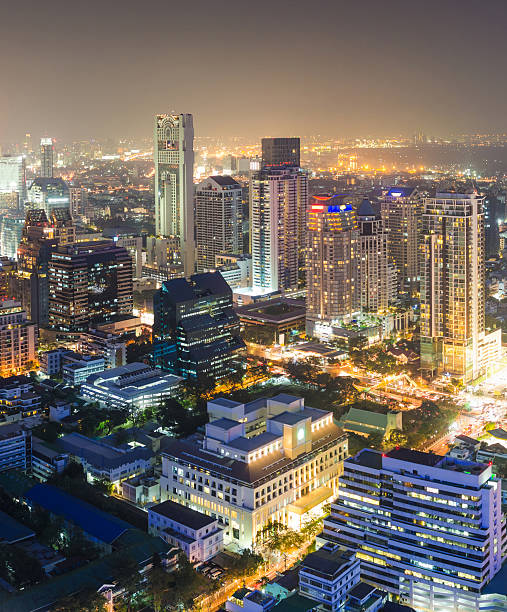 istock Aerial cityscape view in Asia 174964656