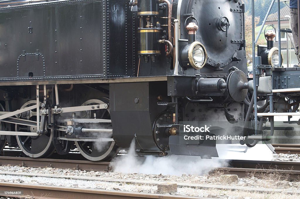 Steam locomotive - Lizenzfrei Bahngleis Stock-Foto