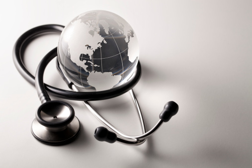 Global healthcare. Globe and stethoscope.Some similar pictures from my portfolio:
