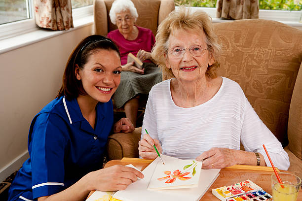 istock Activities At The Care Home 174965766