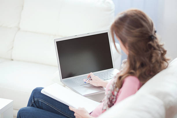 istock Woman with laptop. 174966240