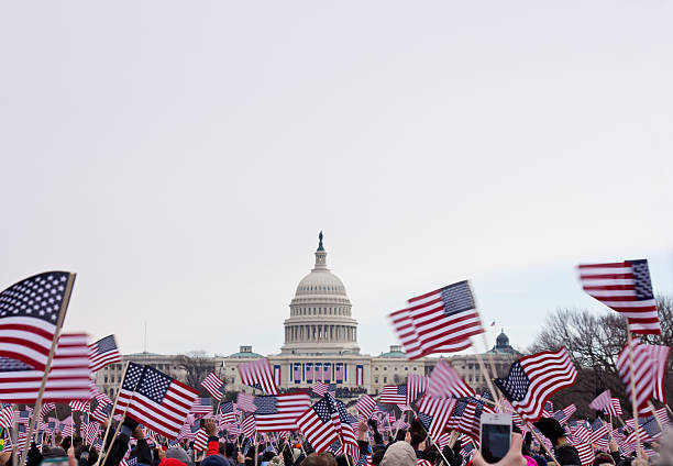 inauguração presidencial, em washington mall, 2013 - american presidents imagens e fotografias de stock