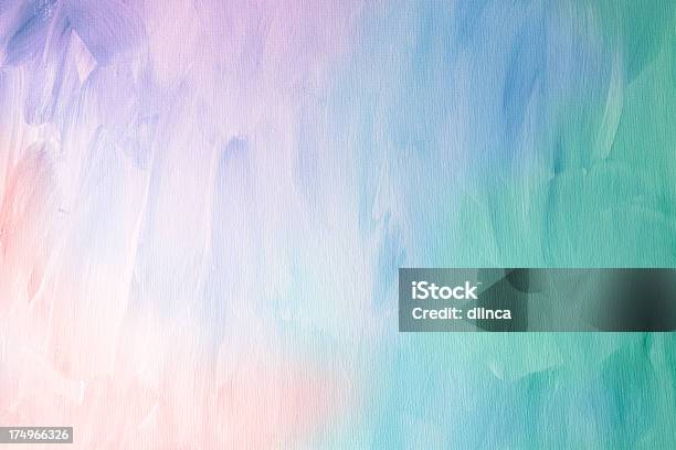 Multicolored Painted Background Stock Photo - Download Image Now - Pink Color, Purple, Pastel Colored