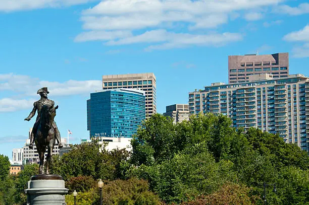 Photo of George Washington Statue in Boston Public Garden