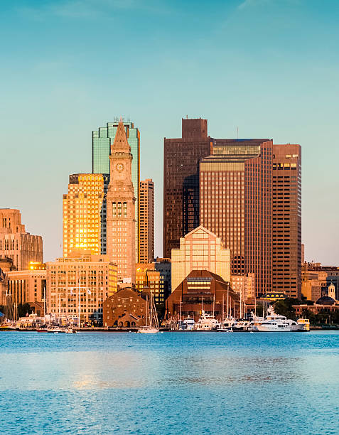 istock Boston Sunrise Lights up the City 174966762