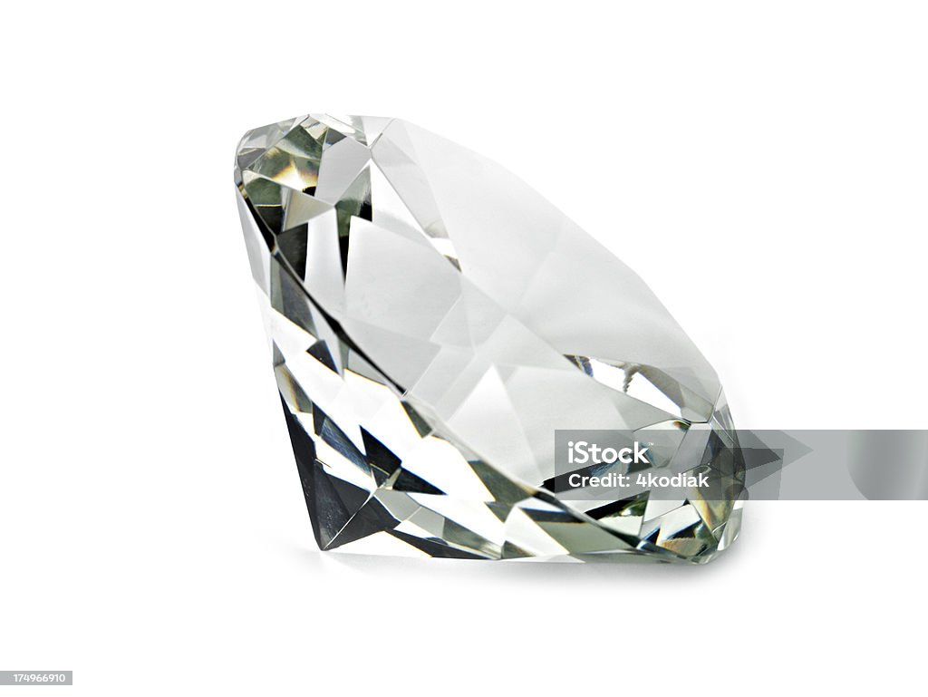 De diamante - Royalty-free Branco Foto de stock