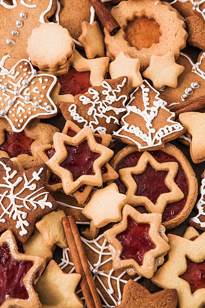 istock Decorated Holiday Christmas Cookies And Biscuits 174967221