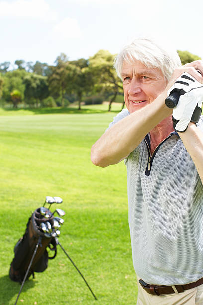 istock Hoping his swing hits the mark 174967257