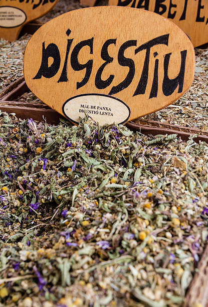 Tea Herbs stock photo