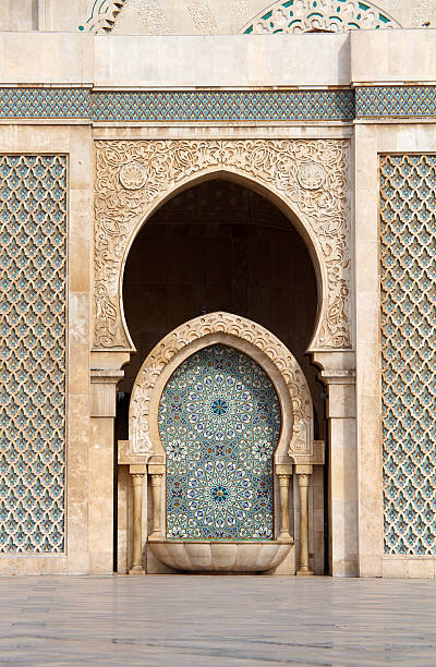 istock Fountain in front of Hassan II Mosque 174967726