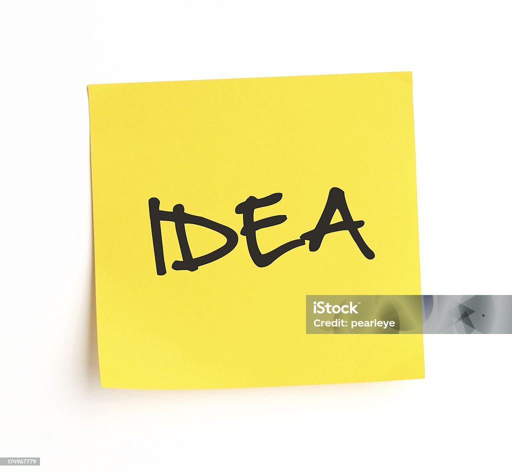 Idea - Foto stock royalty-free di Appiccicoso