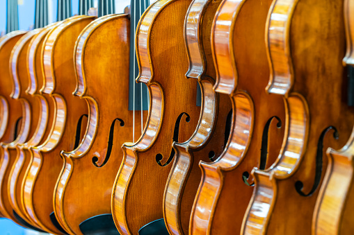 Close-Up Of Violin