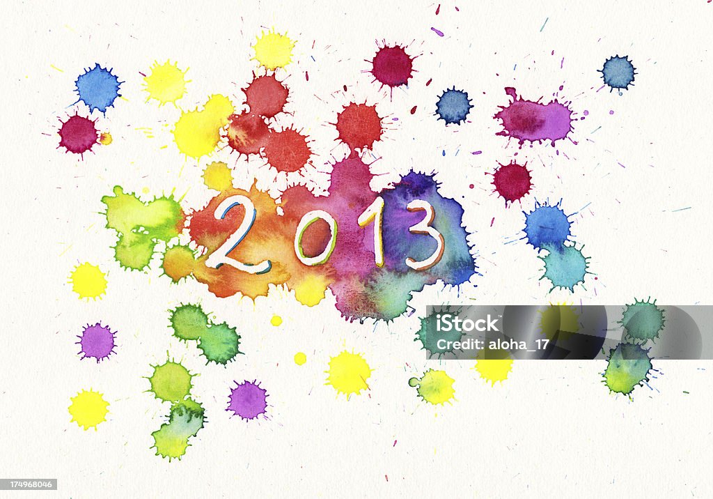 새해 2013 년 - 로열티 프리 0명 스톡 사진