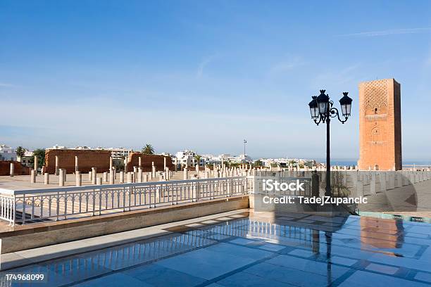 Torre Di Hassan - Fotografie stock e altre immagini di Marocco - Marocco, Rabat - Marocco, Torre di Hassan