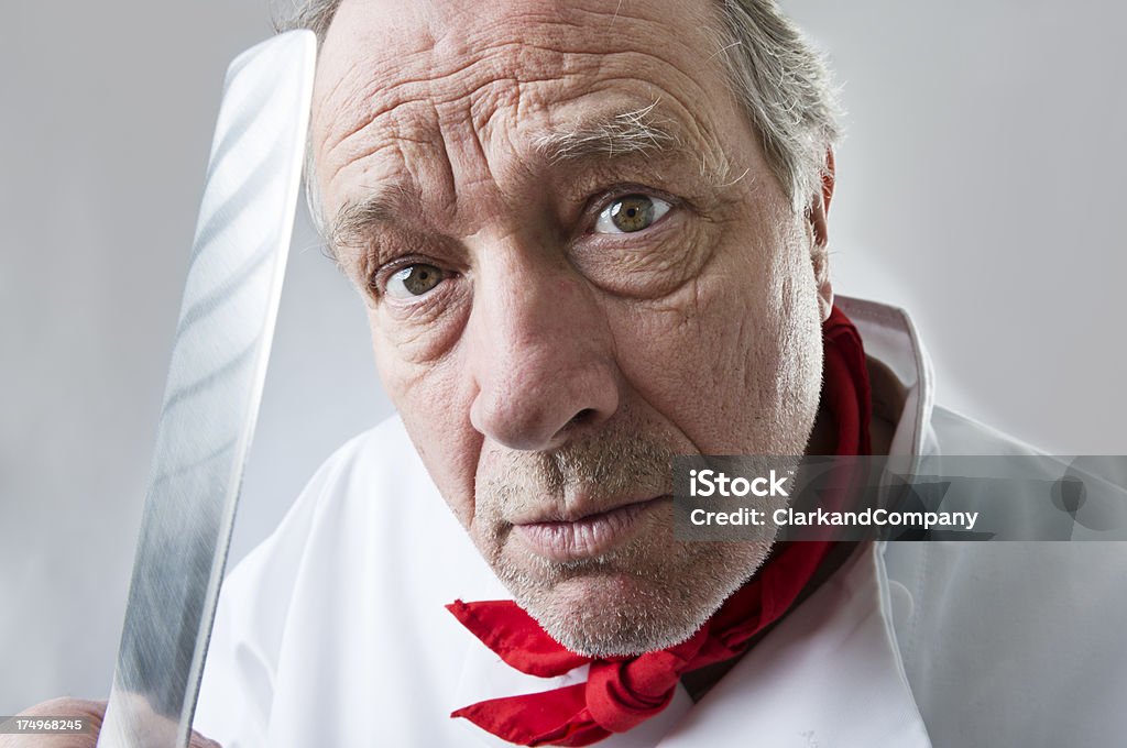 Arrabbiato Chef - Foto stock royalty-free di Adulto