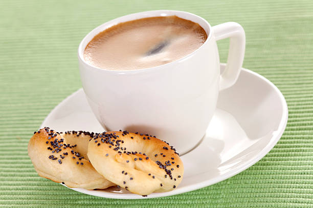 istock Poppy pretzels with coffee 174968405