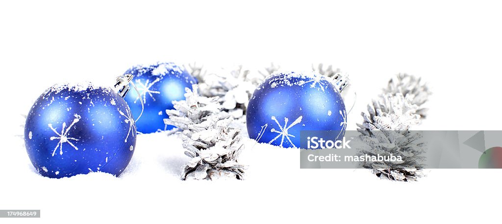 Weihnachten Dekor. - Lizenzfrei Blau Stock-Foto