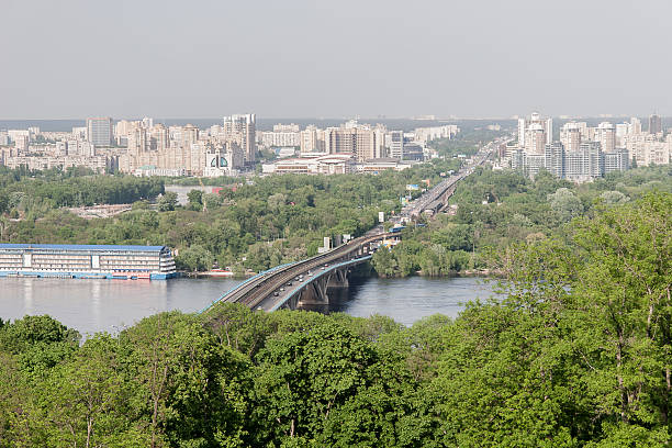 istock Kiev cityscape and Dnieper river, Ukraine 174971102