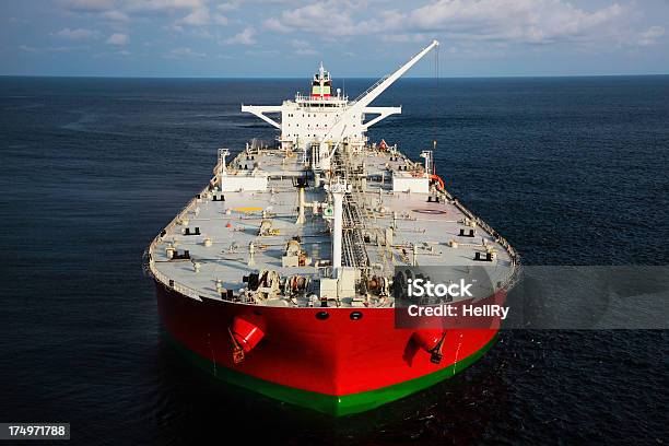 Oil Tanker At Sea Stock Photo - Download Image Now - Oil Tanker Ship, Ship, Nautical Vessel