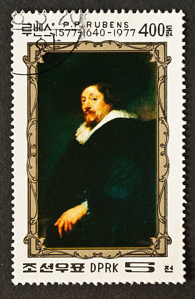 Rubens Self Portrait Stamp