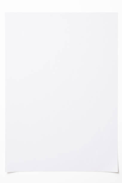 istock Isolated shot of blank white paper on white background 174972873